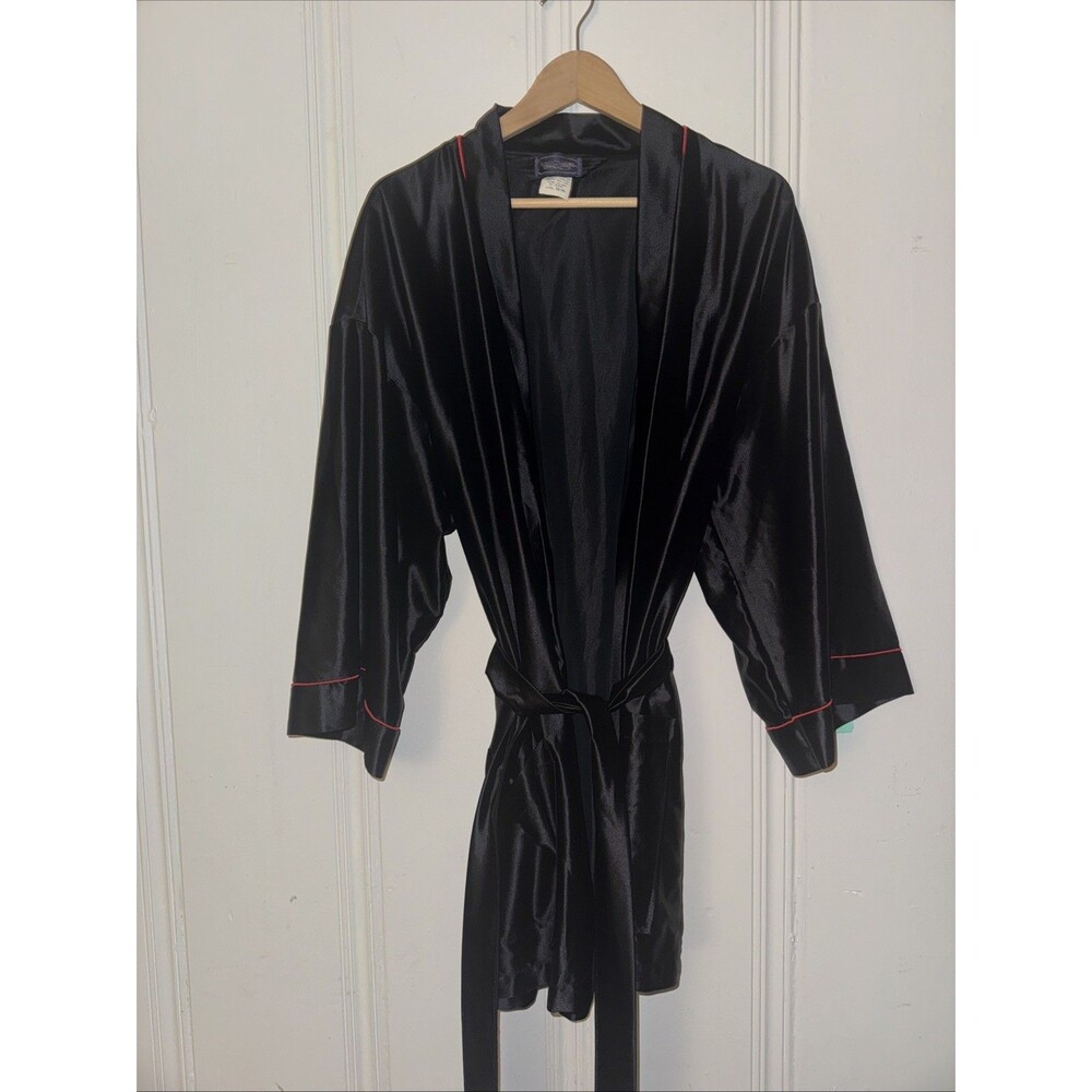Royal Comfort Nylon Black Robe Size L-XL